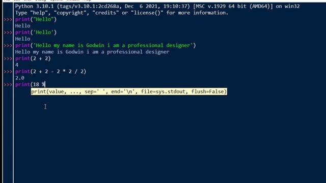 Python Tutorial: Printing Text, Variables, Assignment Operators смотреть онлайн