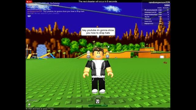 ROBLOX how to drop hats смотреть онлайн