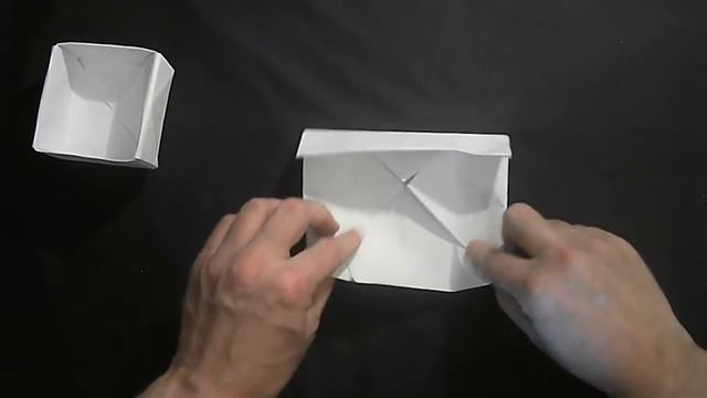 Do-it-yourself square origami BOX made of A4 paper? смотреть онлайн