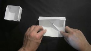 Do-it-yourself square origami BOX made of A4 paper?