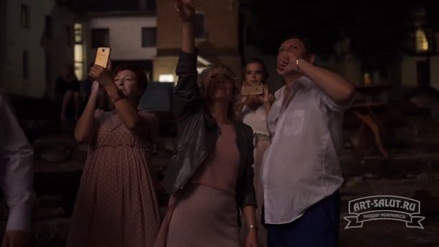 Фейерверк на свадьбу в г. Суздаль гостиничный комплекс 