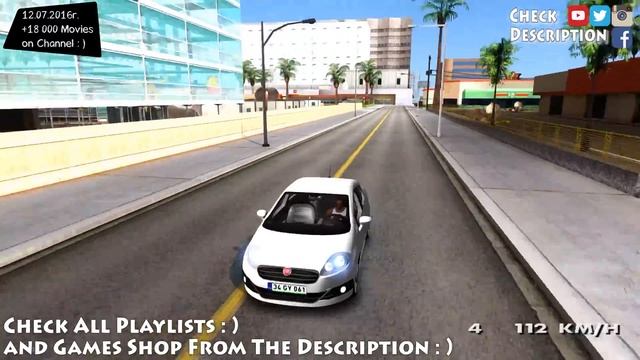 Fiat Linea 2015 V2 New   Arrange 2014 Model - GTA San Andreas 1440p / 2,7K _REVIEW