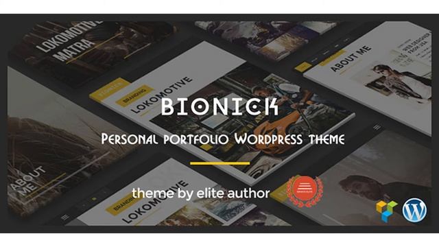 Bionick | Personal Portfolio WordPress Theme | Themeforest Website Templates and Themes смотреть онлайн