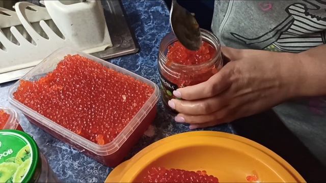 Икра Кеты (пример отличного качества) смотреть онлайн