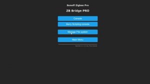 Flashing Tasmota on SONOFF Zigbee Bridge Pro