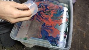 Аквапринт  своими руками в домашних условиях