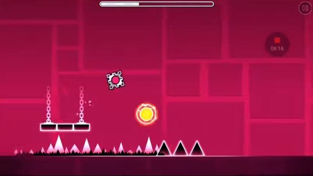 Играем в ГЕОМЕТРИ ДАШ + (Секреты на андроид) смотреть онлайн