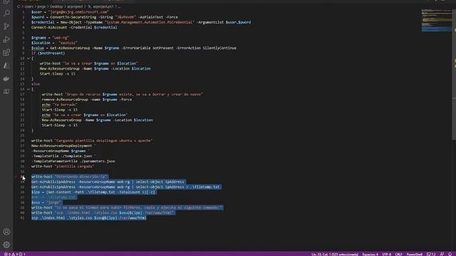 Crear máquina virtual Linux, con Apache instalado, mediante un Script en PowerShell смотреть онлайн