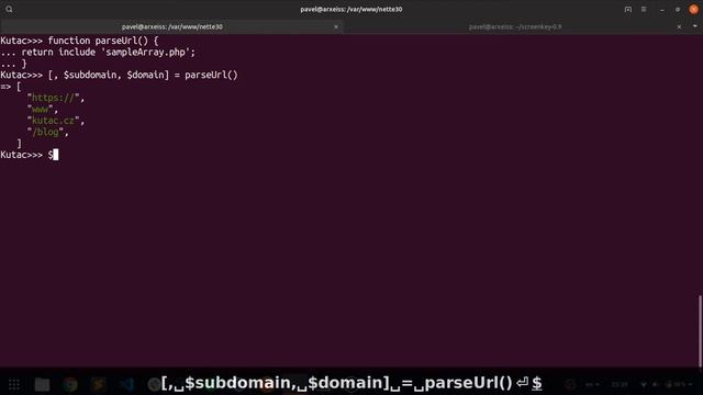 Examples of PsySH with Nette integration смотреть онлайн
