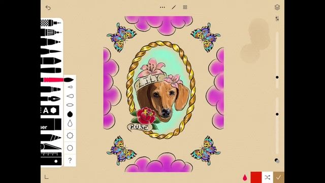 Part 4: Adding a background to the tattoo art inspired digital painting смотреть онлайн