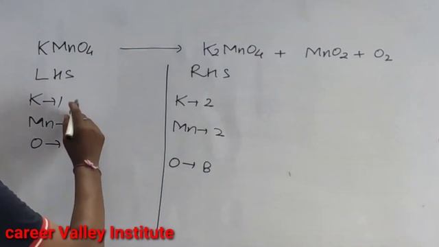 How to balance KMnO4=K2MnO4+MnO2+O2|Chemical equation KMnO4=K2MnO4+MnO2+O2|KMnO4=K2MnO4+MnO2+O2 смотреть онлайн