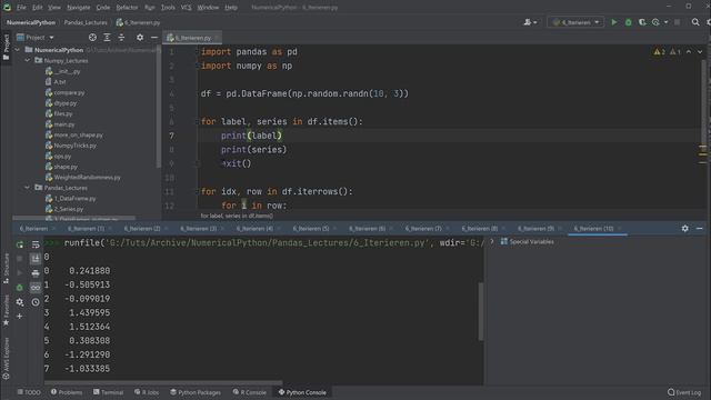 Pandas Tutorial #9 - Iterieren über Dataframes (Python für Data Science) смотреть онлайн