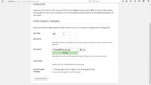 LOCALHOST: WORDPRESS INSTALLATION USING XAMPP смотреть онлайн