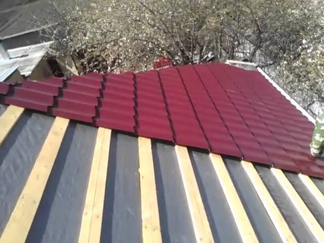 перекрытие крыши своими руками 2016 смотреть онлайн