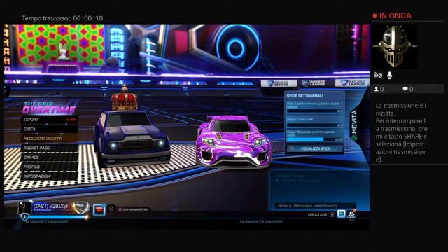LIVE ROCKET LEAGUE SCAMBIO ITA [ ID EPIC M16_BeTaYe ] смотреть онлайн