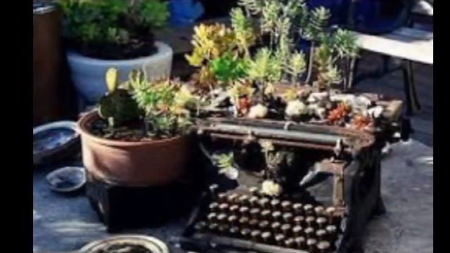 Как сделать дизайнерскую клумбу из старых ненужных вещей смотреть онлайн