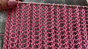 Идеальный узор для лета! Ажурный патентный узор спицами