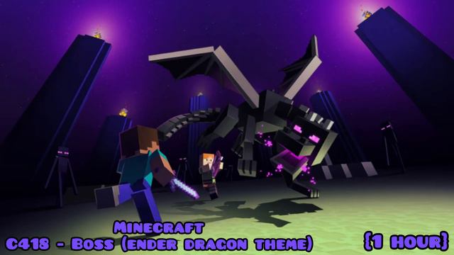 C418 - Boss (Ender Dragon theme) | Minecraft OST (1 Hour) смотреть онлайн