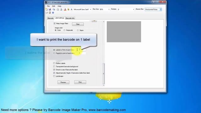 SCC-14 barcode generator смотреть онлайн