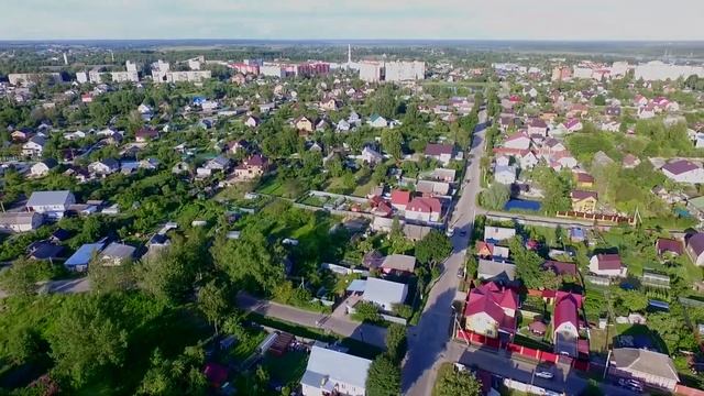 Вязьма. Полёт на квадрокоптере над городом. смотреть онлайн