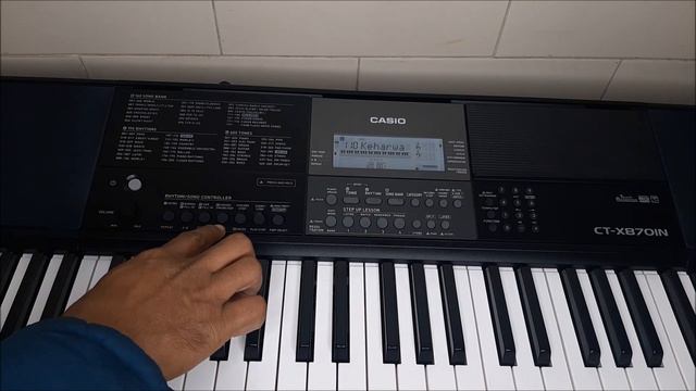 Playing keharwa taal in Casio CTX 870 IN смотреть онлайн
