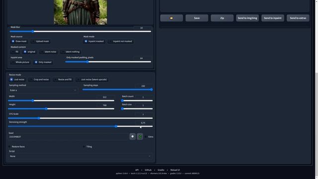 Stable diffusion inPaint. Как добиться красивого лица и глаз?! смотреть онлайн