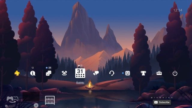 Campfire At The Lake (US Only) | PS4 (Dynamic Theme) HD смотреть онлайн