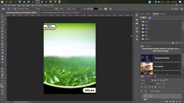 Product Packaging Design in Photoshop cc Tutorial-Tea Packaging смотреть онлайн