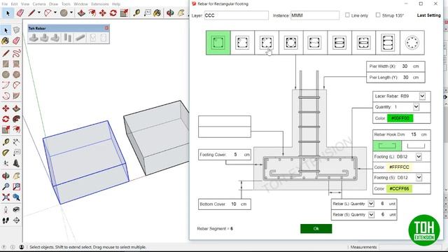 Toh Rebars v1.2.0 | Extension for SketchUp смотреть онлайн