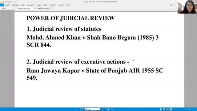 JUDICIAL REVIEW of INDIAN CONSTITUTION ARTICLE 13 - PART2 смотреть онлайн