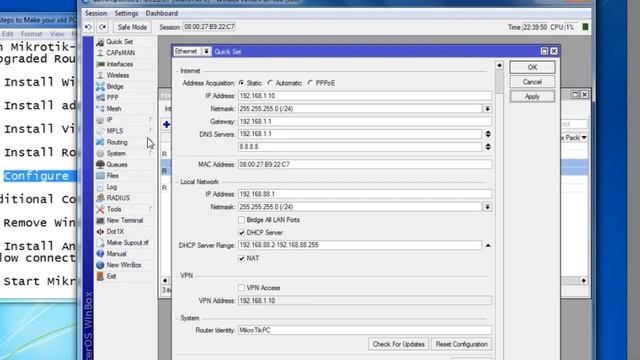 Use old PC for Voucher Type Piso Wifi Hotspot - Mikrotik-RouterOS x86 Part 3 : Configuration смотреть онлайн