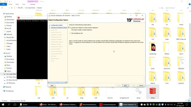 Installing Oracle DBMS смотреть онлайн