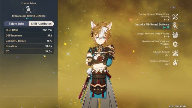 Level 90 Gorou Damage & Skills Showcase - Genshin Impact смотреть онлайн