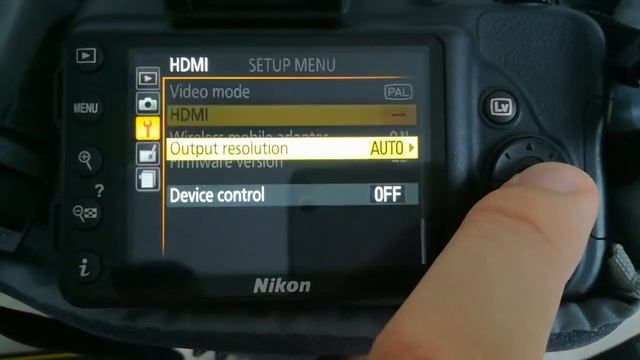 Setup Nikon D3300 to plug in Hdmi monitor смотреть онлайн