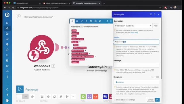 Email to SMS made simple using GatewayAPI and Make смотреть онлайн