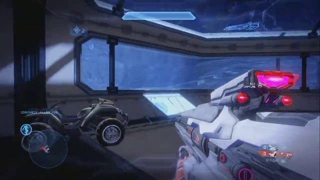 Halo 4 mini game map: Asteroid Attack смотреть онлайн