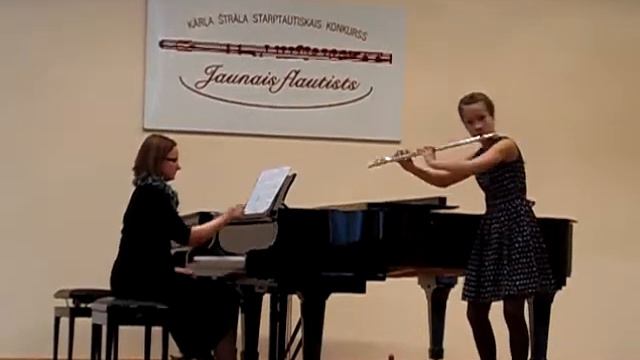 W. Popp Concert, Terēza Tīrmane 12.g. (flute) смотреть онлайн