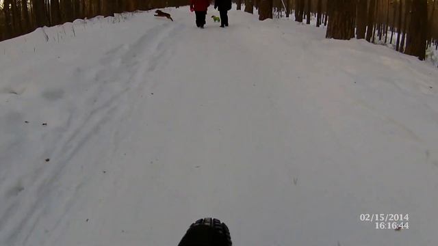 Зимние вело прогулки. смотреть онлайн