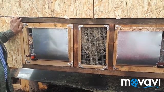 Разведение кроликов. Сделали Новые клетки. смотреть онлайн