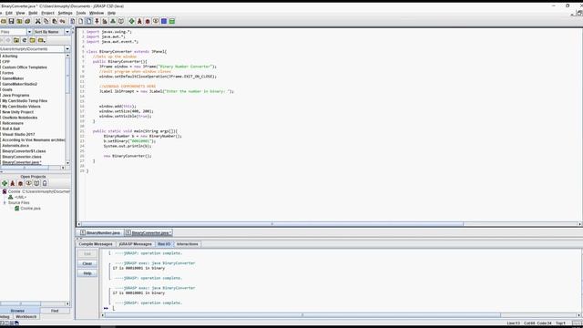 CS 1400: Binary Number Converter Part 2 смотреть онлайн