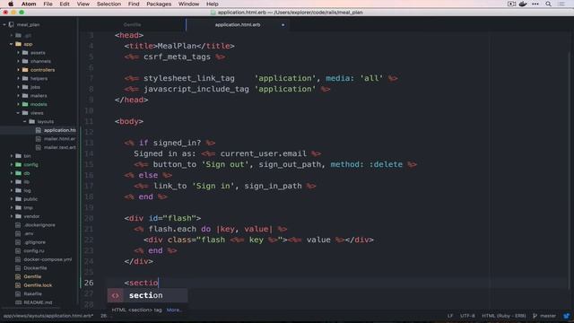 Learn Ruby on Rails - Part 2 - User Sign Up & Authentication смотреть онлайн
