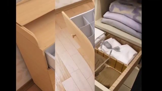 30 идей. Органайзеры для хранения вещей. Органайзер для вещей в шкаф. Органайзер для вещей в комод. смотреть онлайн