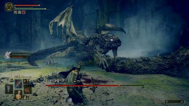 Magma Wyrm Makar Boss Fight - Elden Ring смотреть онлайн