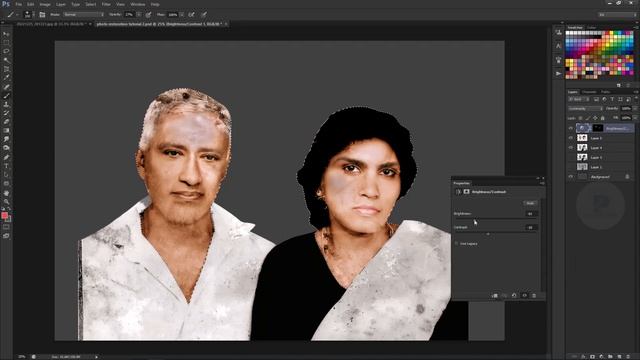 Extreme Level Photo Restoration and digital art in photoshop смотреть онлайн