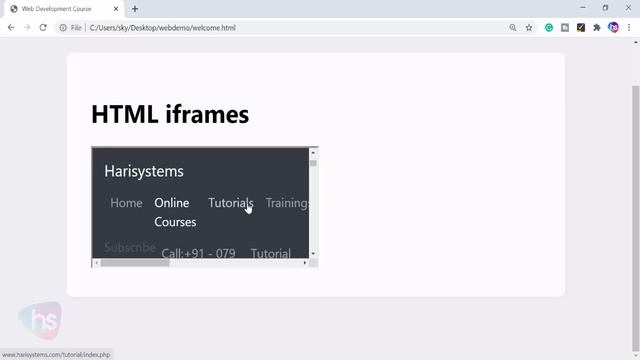 Online Web development course Free Access | How to Create iFrames in HTML5 | Sekharmetla смотреть онлайн