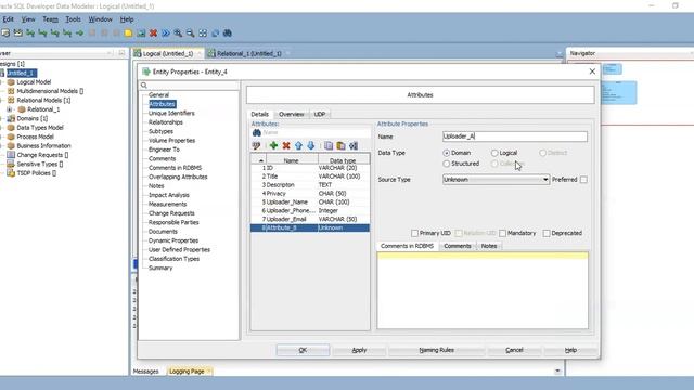 Tutorial Membangun Logical Model Dan Relational Model Menggunakan Oracle SQL Developer Data Modeler смотреть онлайн