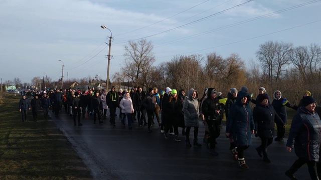 День Соборності України в смт. Лосинівка - А ми тую червону калину підіймемо смотреть онлайн
