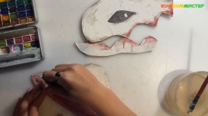 Дракон из тик-тока. Туториал. Выкройка в подарок. Easy DIY Paper Dragon Puppet TikTok.