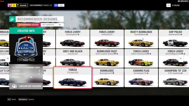 Forza Horizon 4 - 1979 Chevrolet Camaro Z28 смотреть онлайн