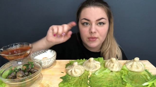 МУКБАНГ ХИНКАЛИ ГРУЗИНСКИЕ MUKBANG KHINKALI GEORGIA смотреть онлайн